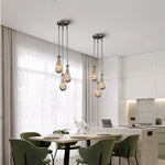 Raindrop Round Chandelier 8"