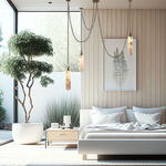 Alabaster 5 Lights Cluster Round Chandelier
