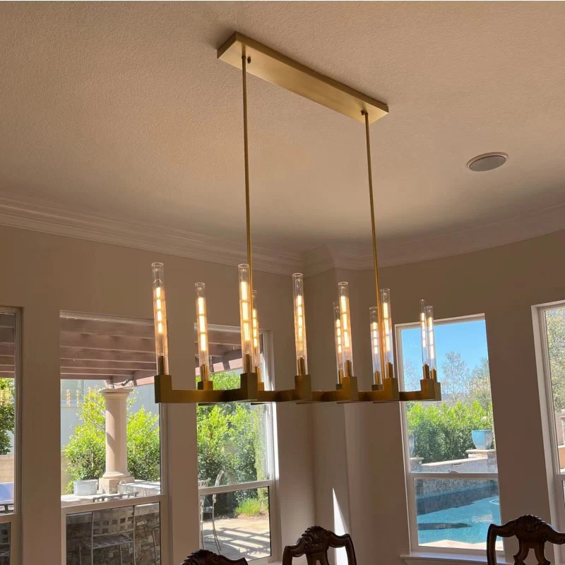 Cambray Linear Chandelier 67"