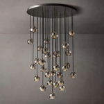Boulle Round Chandelier 40"