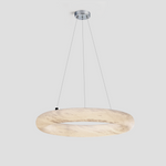 Alabaster Round Ring Chandelier