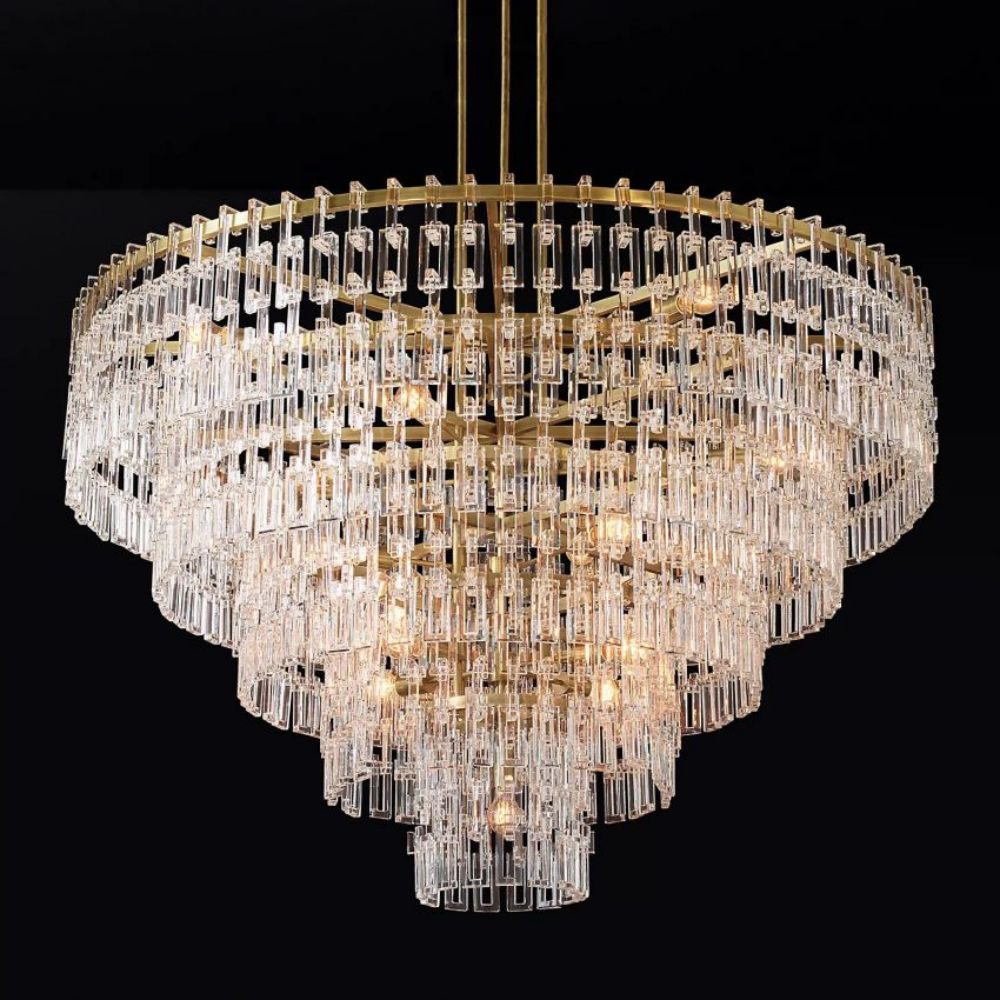 Marvion Tiered Round Chandelier 60"