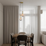Raindrop Round Chandelier 5"