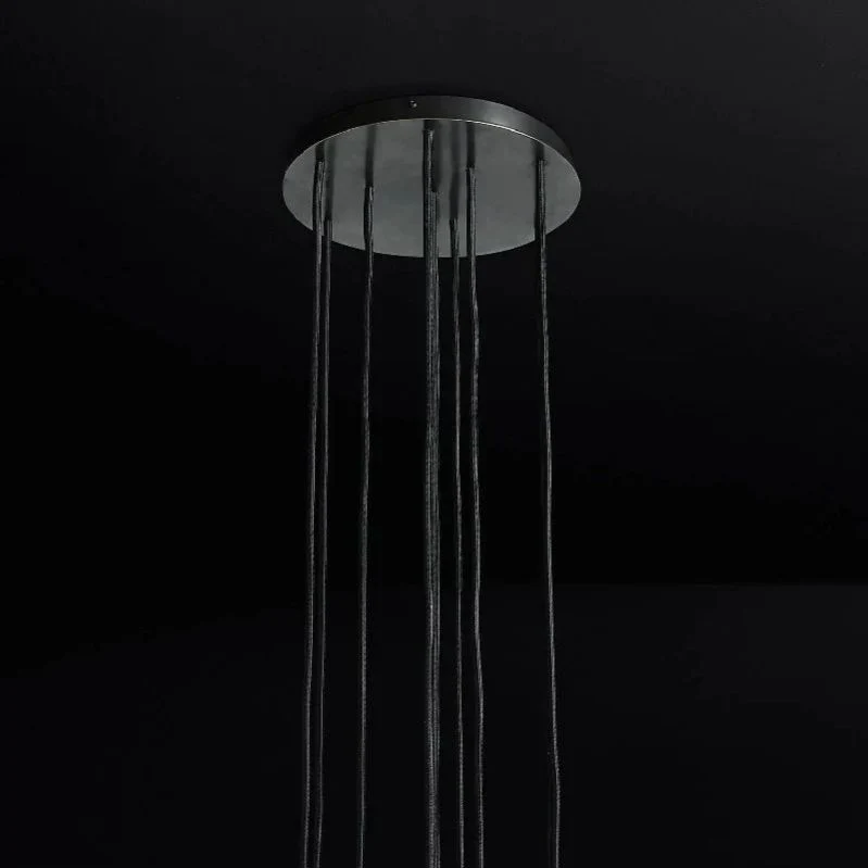 Boulle Round Cluster Chandelier 14"