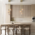 Raindrop Round Chandelier 8"