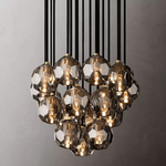 Boulle Round Cluster Chandelier 19"