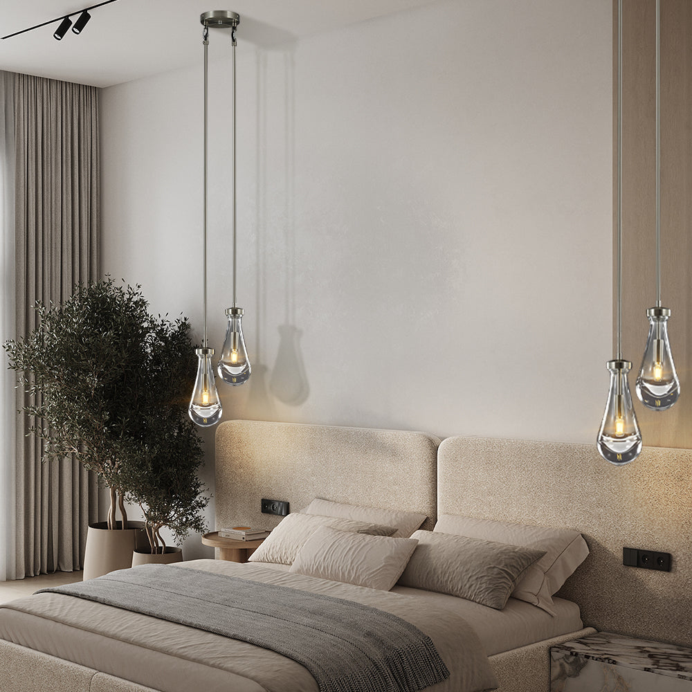 Raindrop Round Chandelier 5"