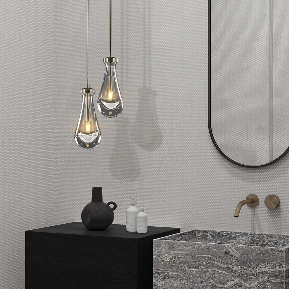Raindrop Round Chandelier 5"