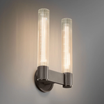 Vallon Glass Double Wall Sconce