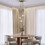 Raindrop Round Chandelier 8"