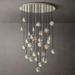 Boulle Round Chandelier 40"