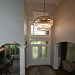 Sanrico Glass Two-Tier Round Chandelier 60"