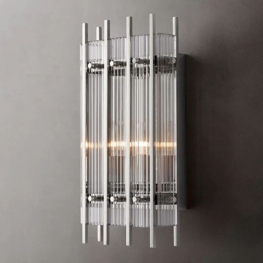 Sanrico Glass Rectangle Wall Sconce