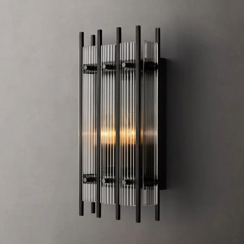 Sanrico Glass Rectangle Wall Sconce