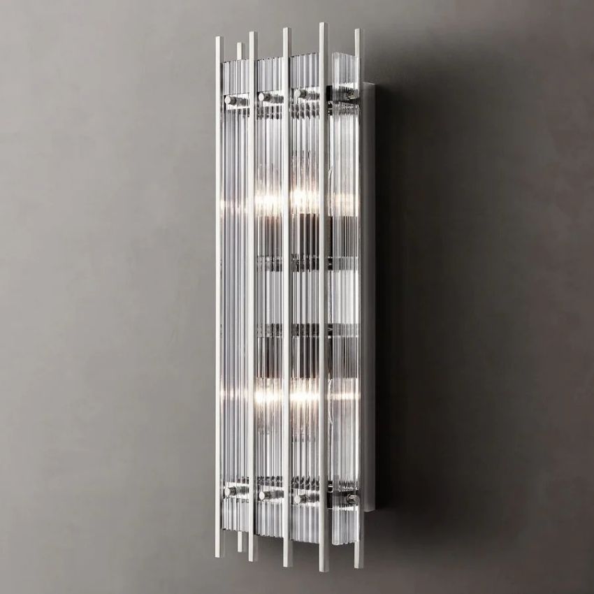 Sanrico Glass Rectangle Wall Sconce
