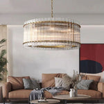 Sanrico Glass Round Chandelier 37"