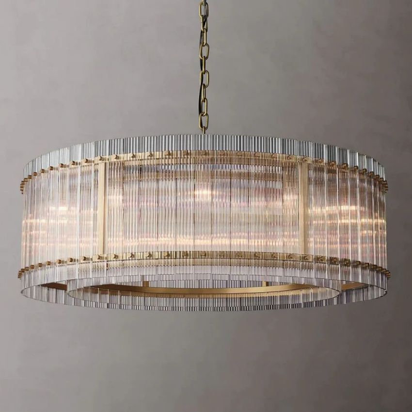 Sanrico Glass Round Chandelier 48"