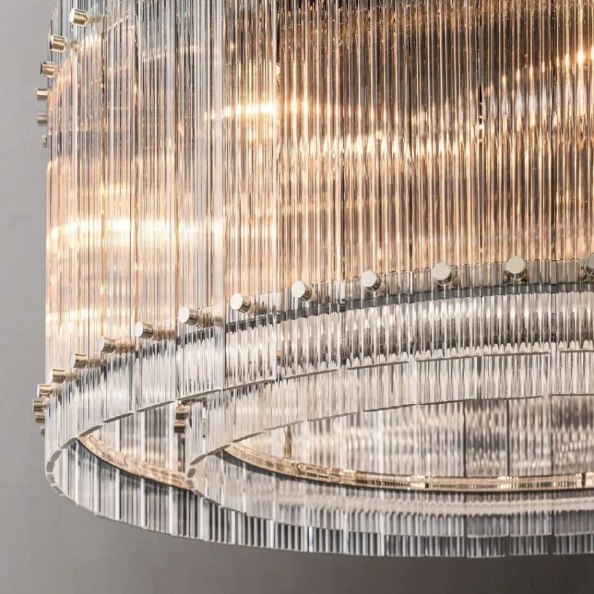 Sanrico Glass Round Chandelier 48"