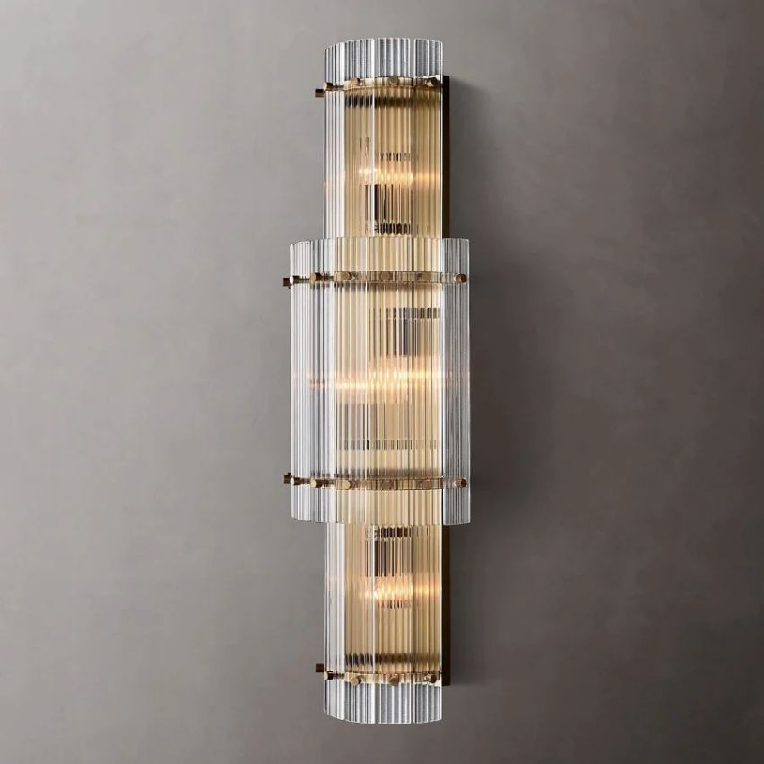 Sanrico Glass Round Wall Sconce