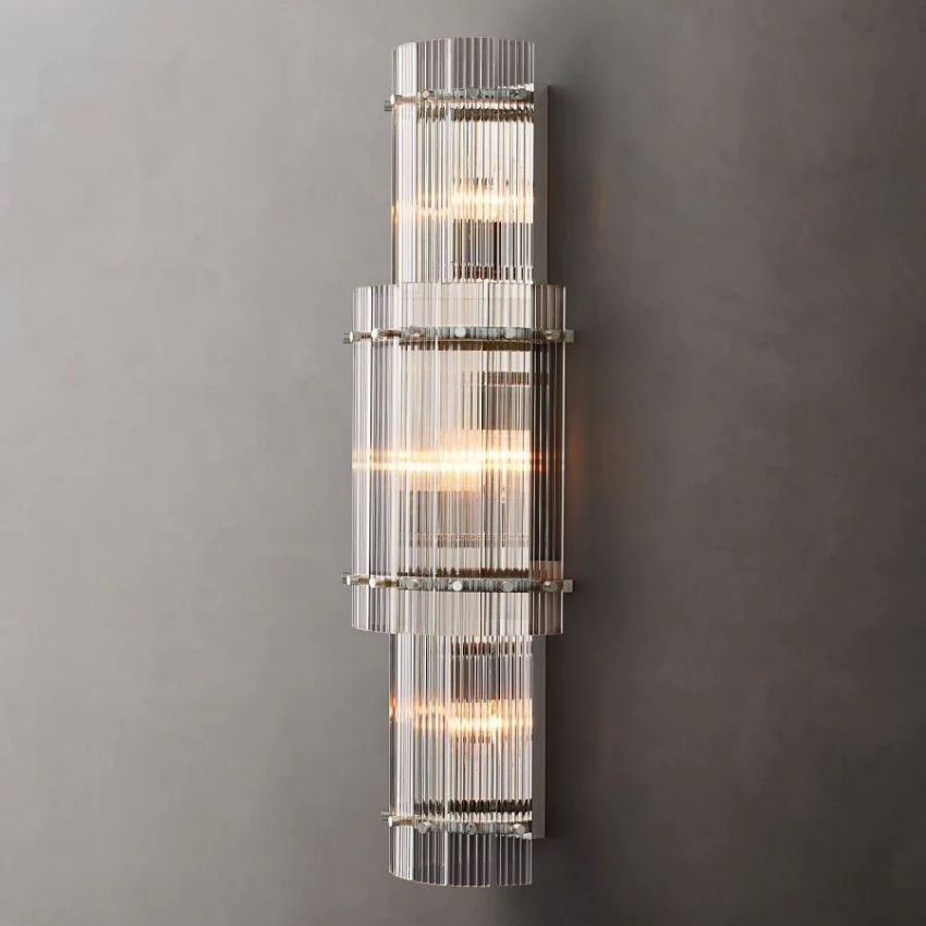 Sanrico Glass Round Wall Sconce