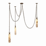 Alabaster 5 Light LED Multi-Drop Pendant