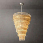 Aventis Grand Glass Chandelier 36"