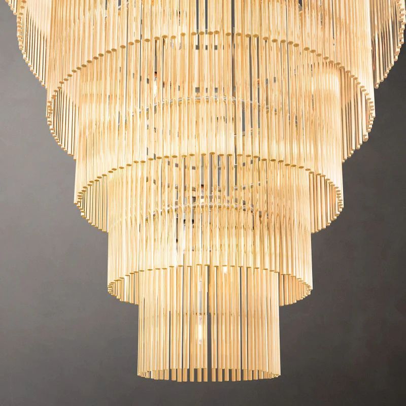 Aventis Grand Glass Chandelier 36"