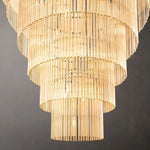 Aventis Grand Glass Chandelier 36"