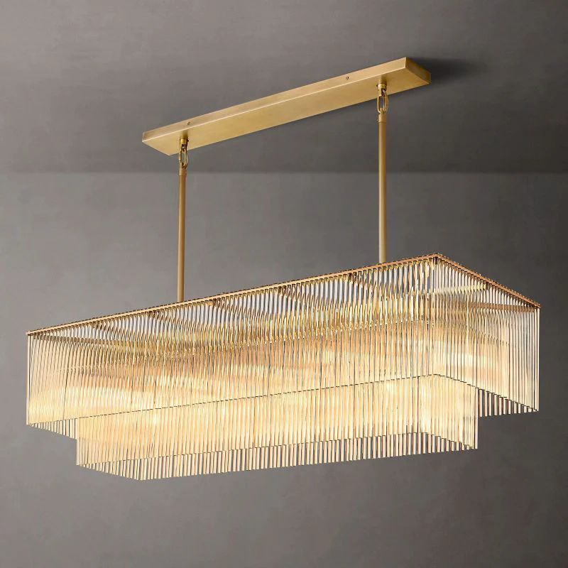 Aventis Rectangular Chandelier 54"