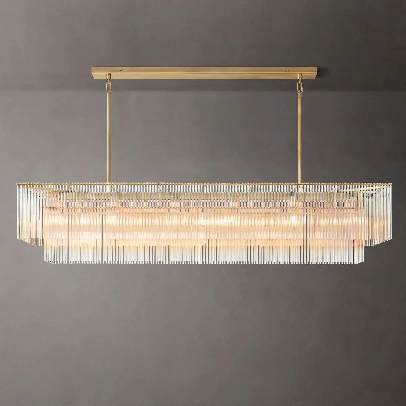 Aventis Rectangular Chandelier 72"