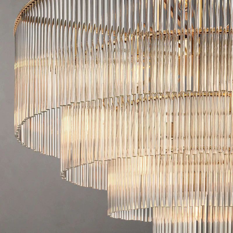 Aventis Grand Glass Chandelier 36"