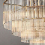 Aventis Grand Glass Chandelier 36"