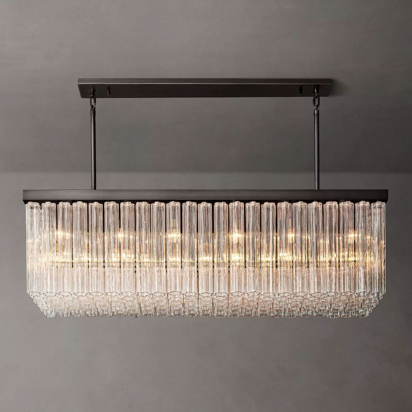 Chalune Rectangle Chandelier 73"