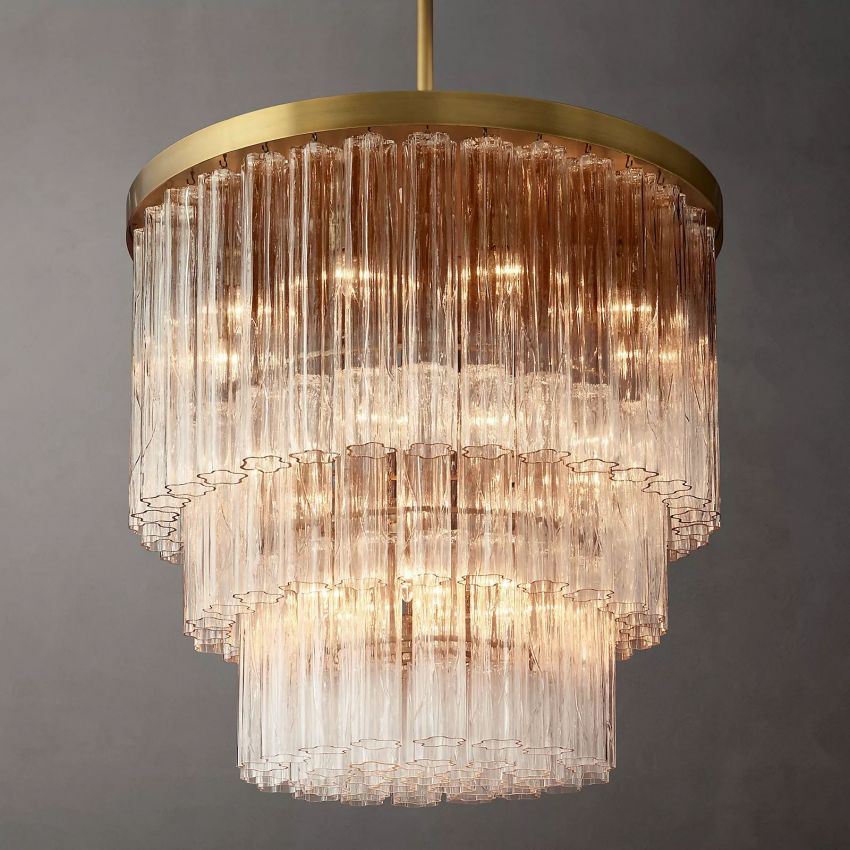Chalune Three-Tier Round Chandelier 36"
