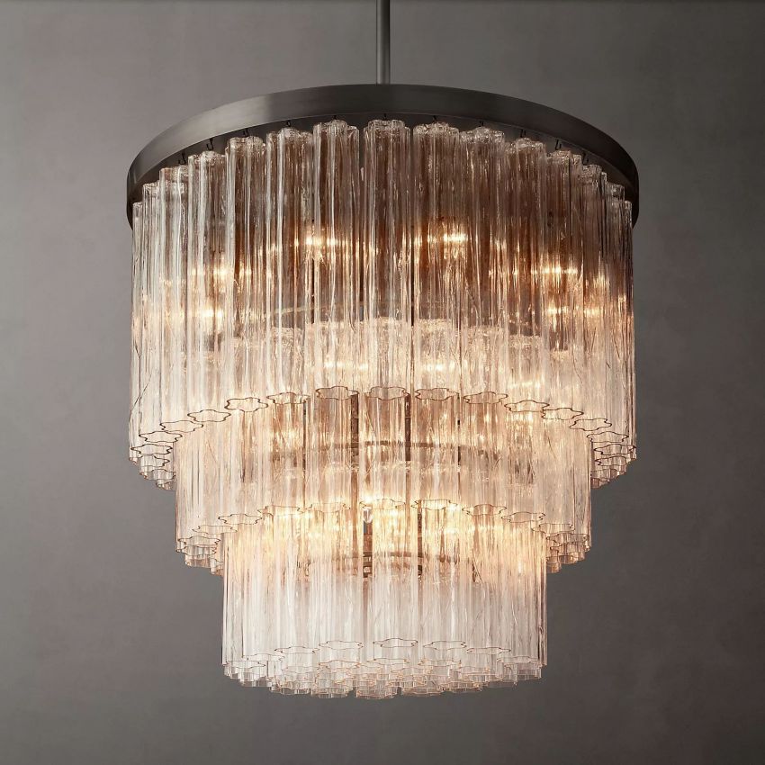 Chalune Three-Tier Round Chandelier 36"