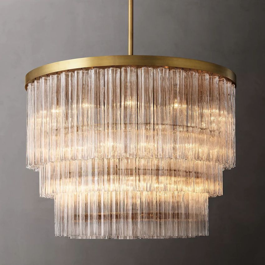 Chalune Three-Tier Round Chandelier 48"