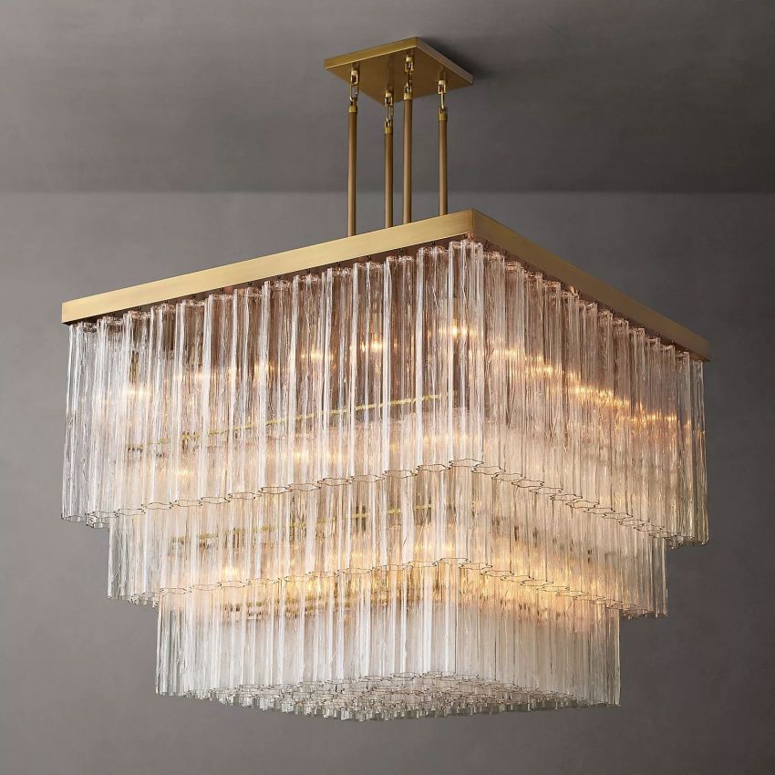 Chalune Square Chandelier 45"