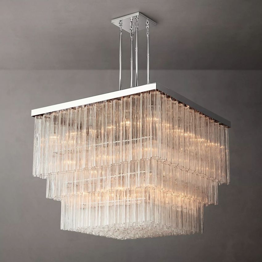 Chalune Square Chandelier 45"