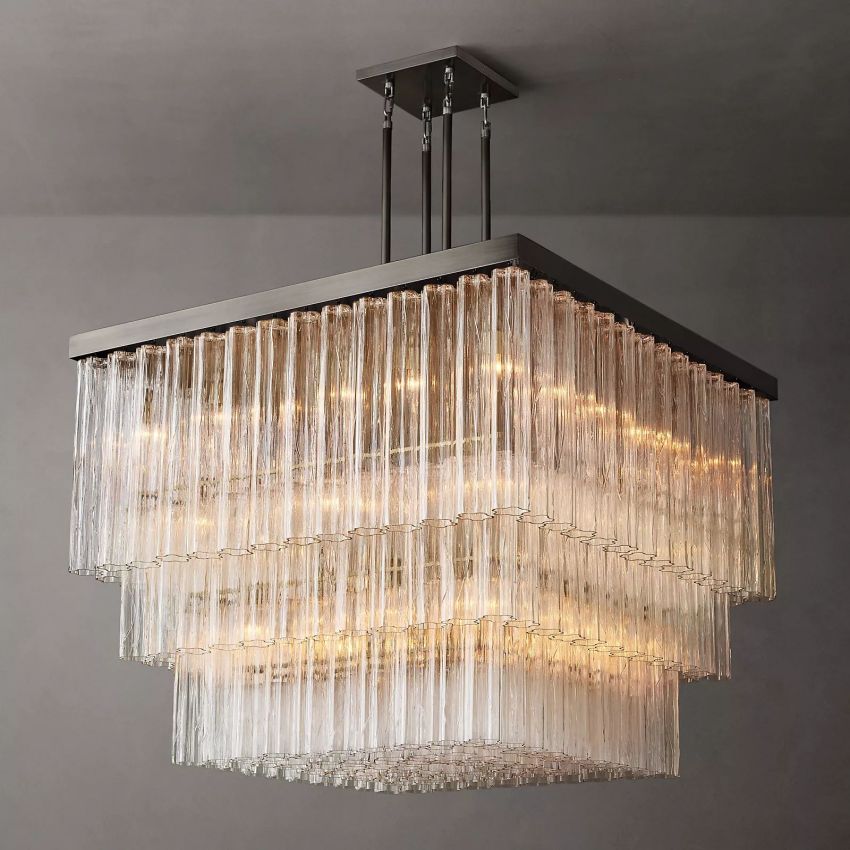 Chalune Square Chandelier 45"