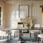 Alarico Linear Chandelier 72"