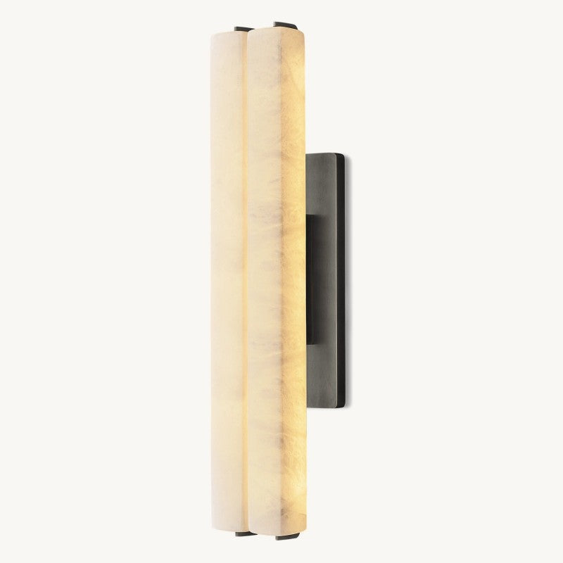 Astrelle Alabaster Double Wall Sconce