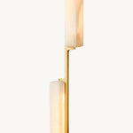Astrelle Alabaster Linear Chandelier 54"