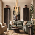 Astrelle Alabaster Round Chandelier 56"