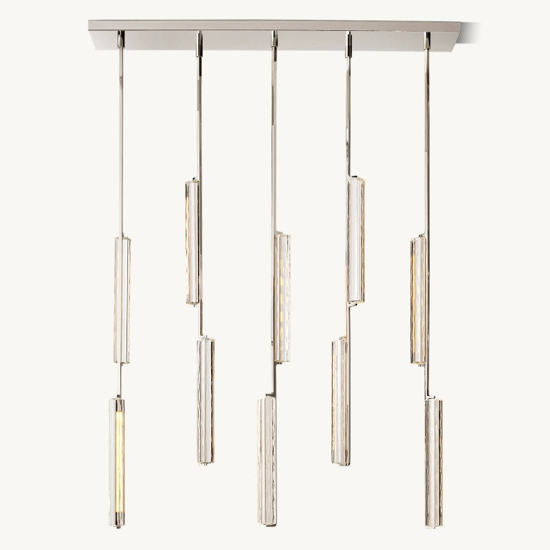 Astrelle Crystal Linear Chandelier 54"