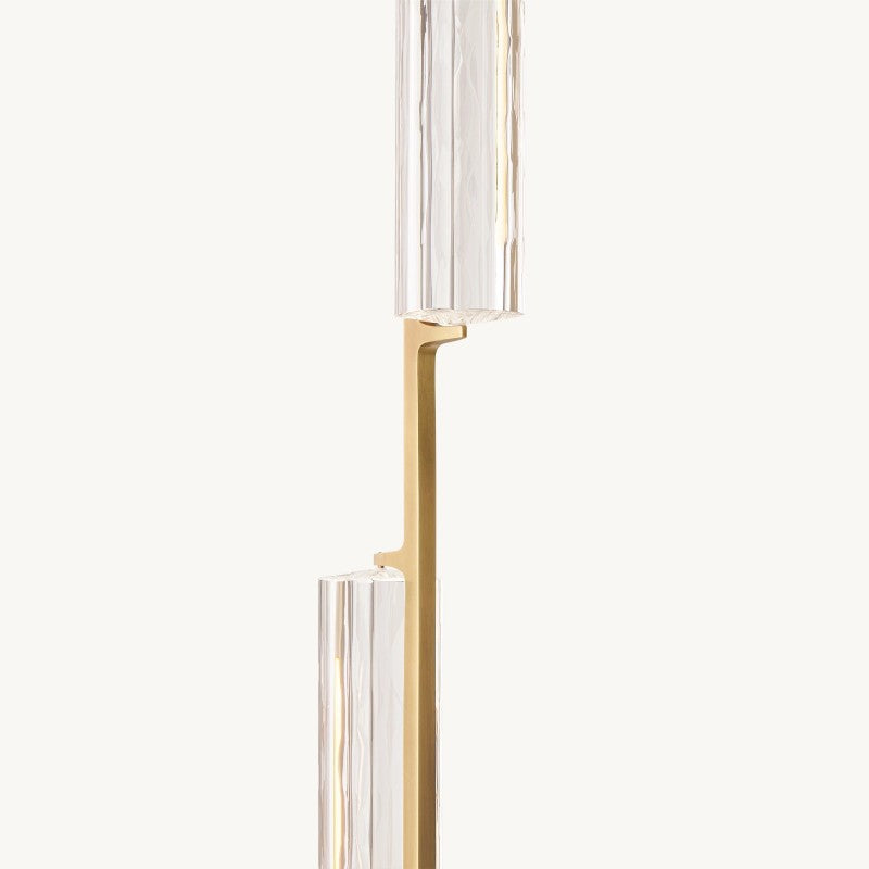 Astrelle Crystal Linear Chandelier 54"