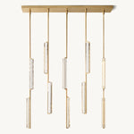 Astrelle Crystal Linear Chandelier 54"