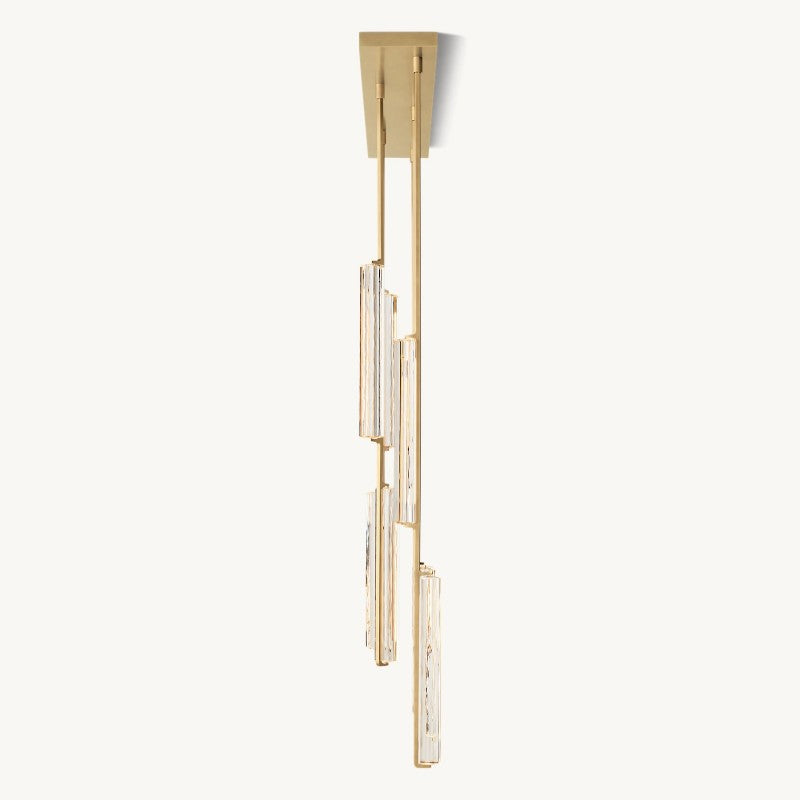 Astrelle Crystal Linear Chandelier 54"