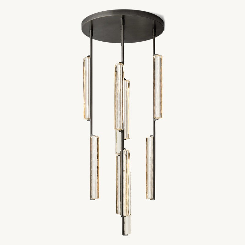 Astrelle Crystal Round Chandelier 24"