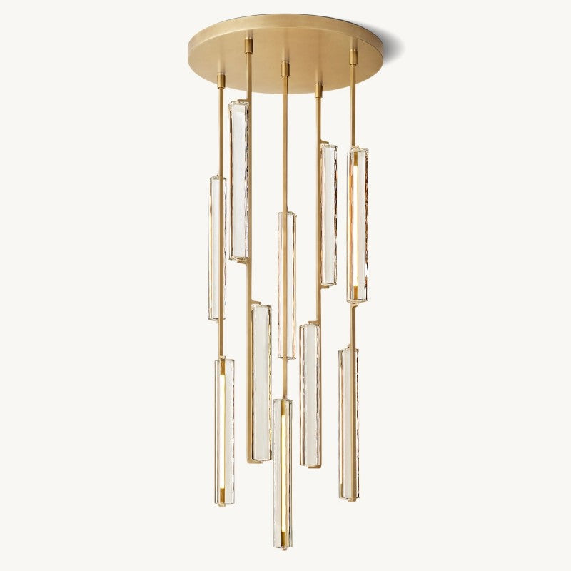 Astrelle Crystal Round Chandelier 24"