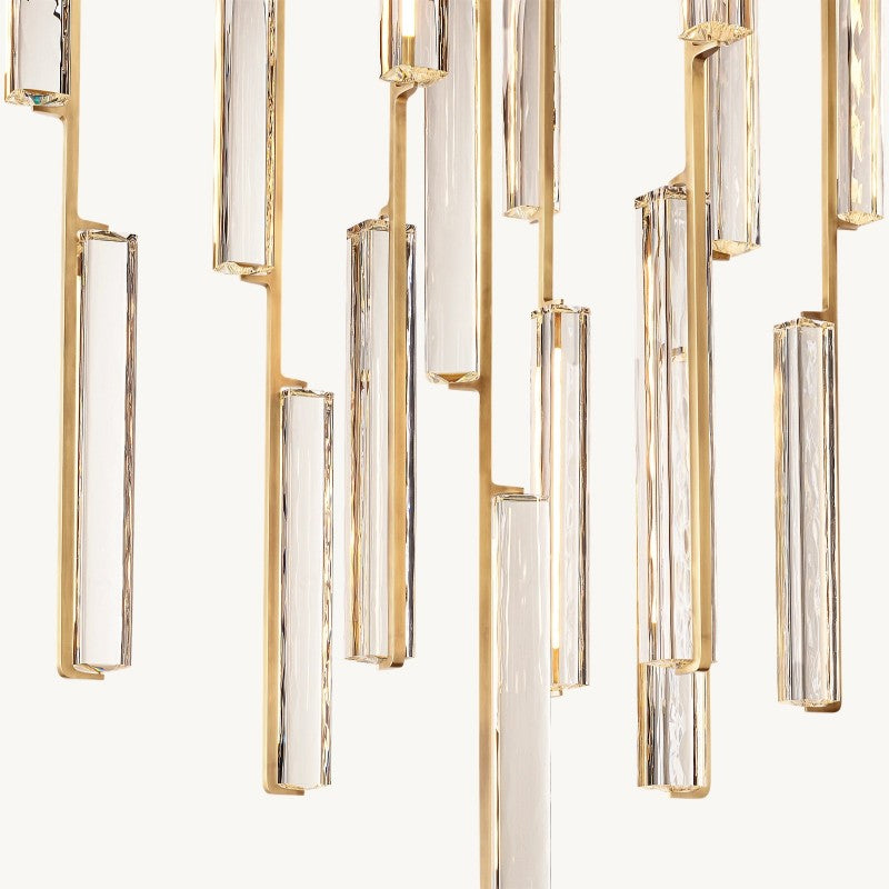 Astrelle Crystal Round Chandelier 40"